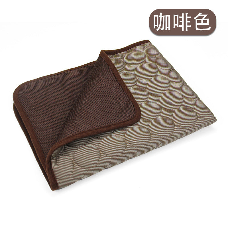 Pet ice pads, summer cool dog pads, pet cat pads, breathable ice silk cat beds, pet supplies, summer dog pads