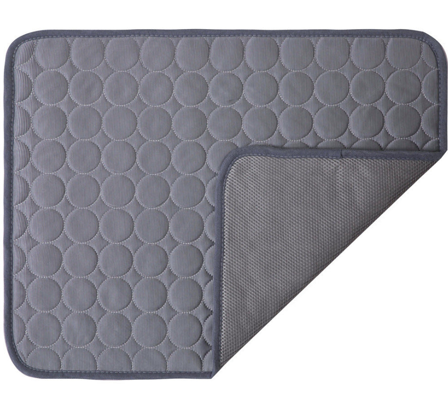 Pet ice pads, summer cool dog pads, pet cat pads, breathable ice silk cat beds, pet supplies, summer dog pads