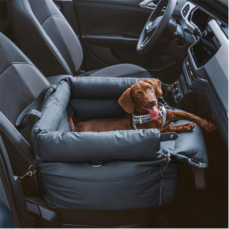 R KRAFT Premium Car Dog Bed | Anti-Splash Portable Pet Seat | Washable & Detachable Travel Bed for Dogs & Cats