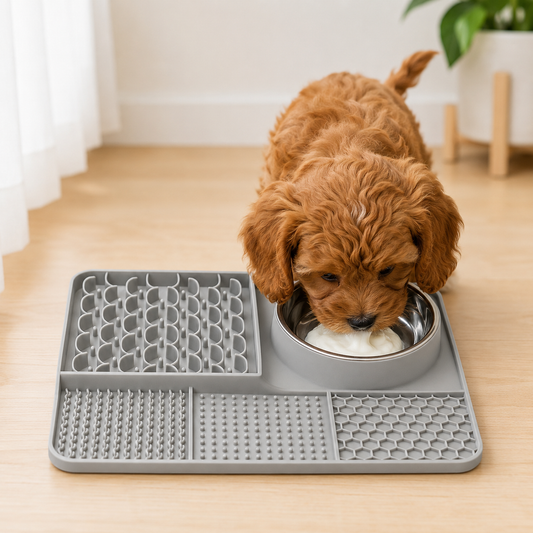 Slow Feeder & Lick Mat Set for Dogs