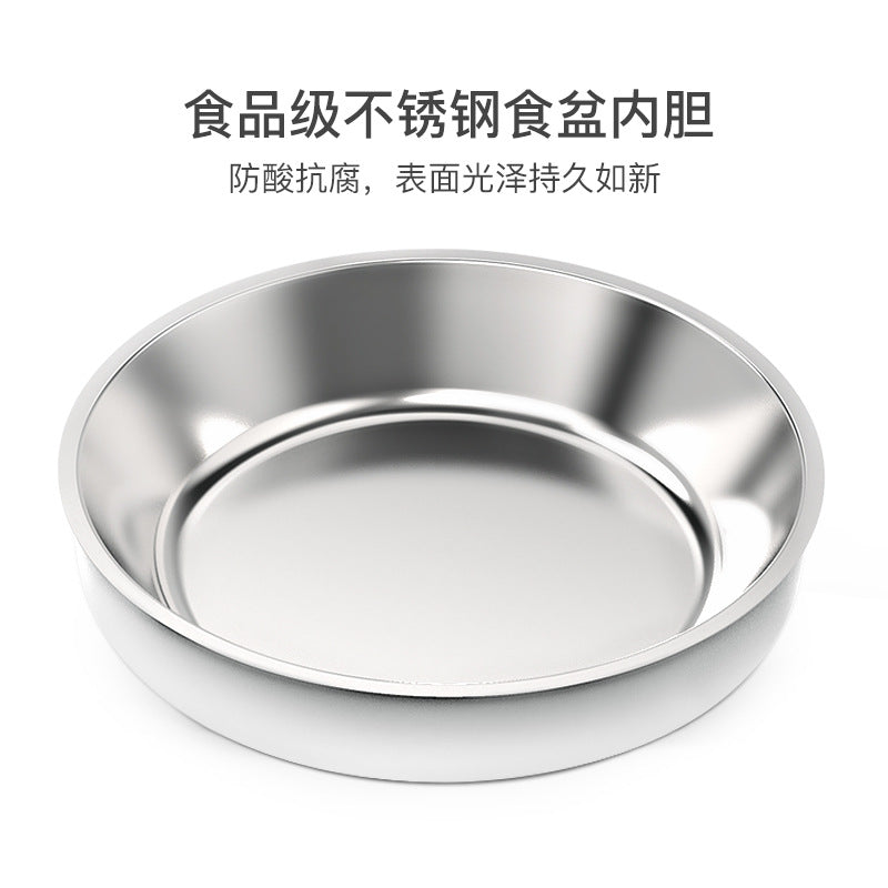 Smart Robot Automatic Dog Feeder – 4-Meal Programmable Timer with Voice Recording & Infrared Sensor | Food-Grade Stainless Steel B